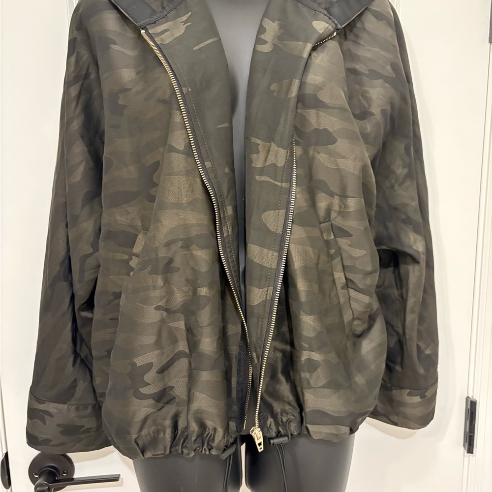 Blank NYC Camouflage Zip-Up Jacket